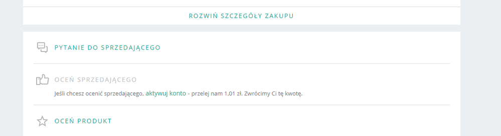 szczegóły zakupu