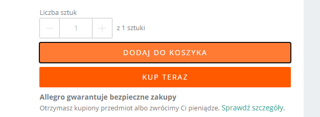 Problem Z Dodaniem Produktu Do Koszyka Spolecznosc Allegro 35540