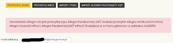 Rozwiazano Ponowna Wysylka Paczkomat I Maila Allegro Spolecznosc Allegro 36485