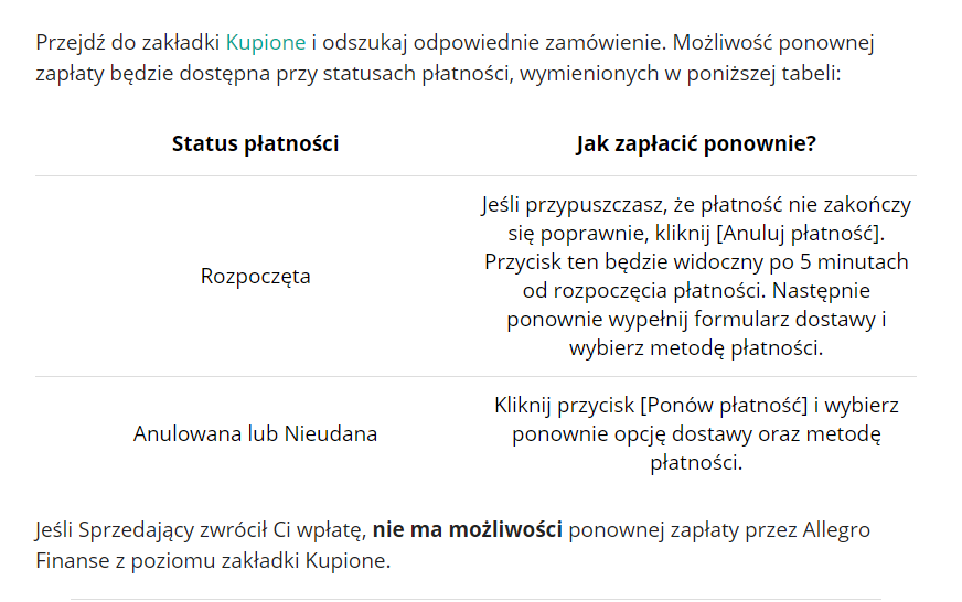 Zaplacilem Za Towar Pieniadze Pobralo Z Konta A Transakcja Zostala Anulowana Spolecznosc Allegro 37381