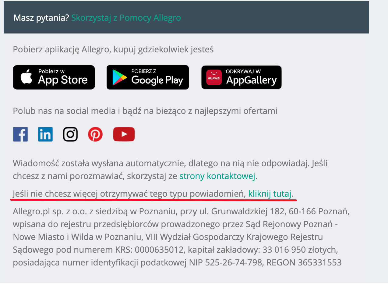 Powiadomienia O Nowych Aukcjach Allegro