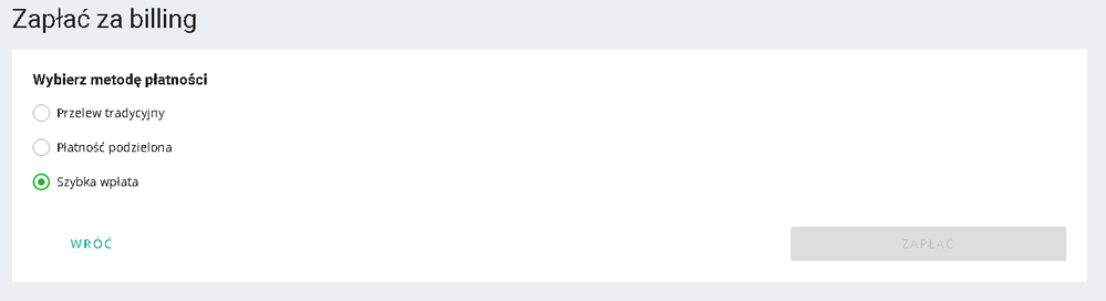 przez to nie mogę opłacić przesyłki i prowizji