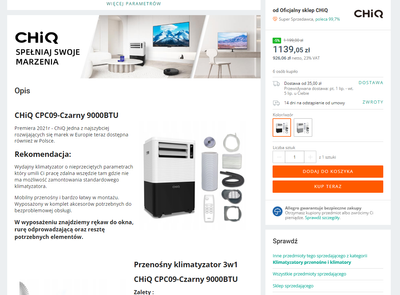 z kolumną po prawej stronie