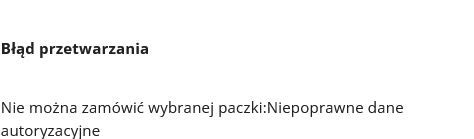 Rozwiązano: Przy Próbie Wygenerowania Etykiety Nadaję Z Allegro Pocztex ...