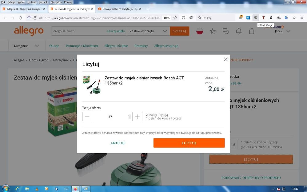 Proba licytacji