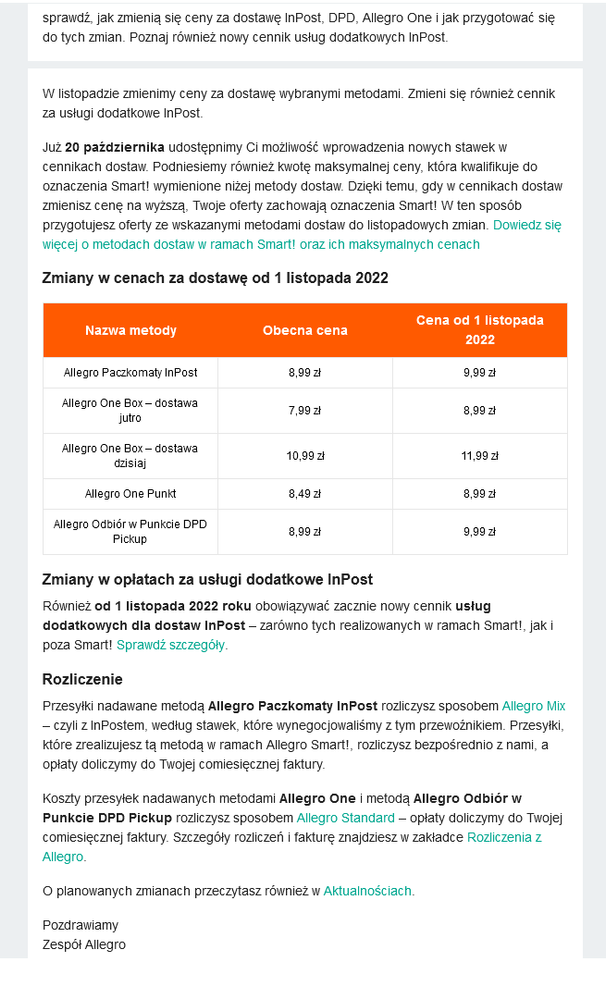 Powiadomienie z początku października