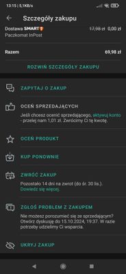 Możliwość zwrotu przesyłki nr 2
