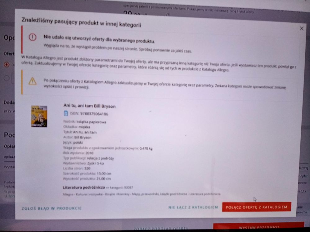 Tej książki nie da się wystawić.