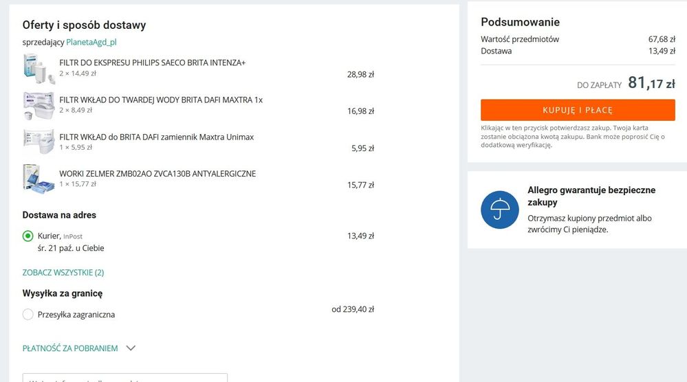 proszę bardzo - wszystkie produkty z znaczkiem