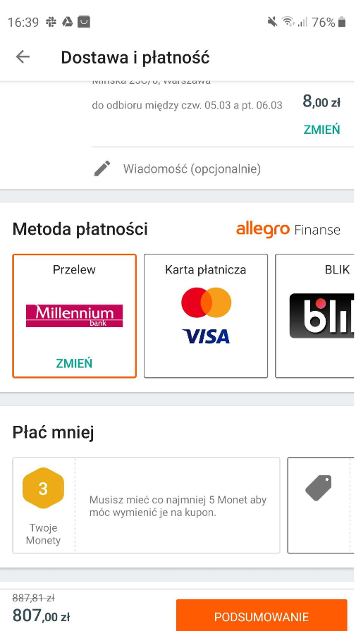 Rozwiazano Jak Usunac Zapisane Konta Blik Platnosc Bez Kodu Spolecznosc Allegro 8245