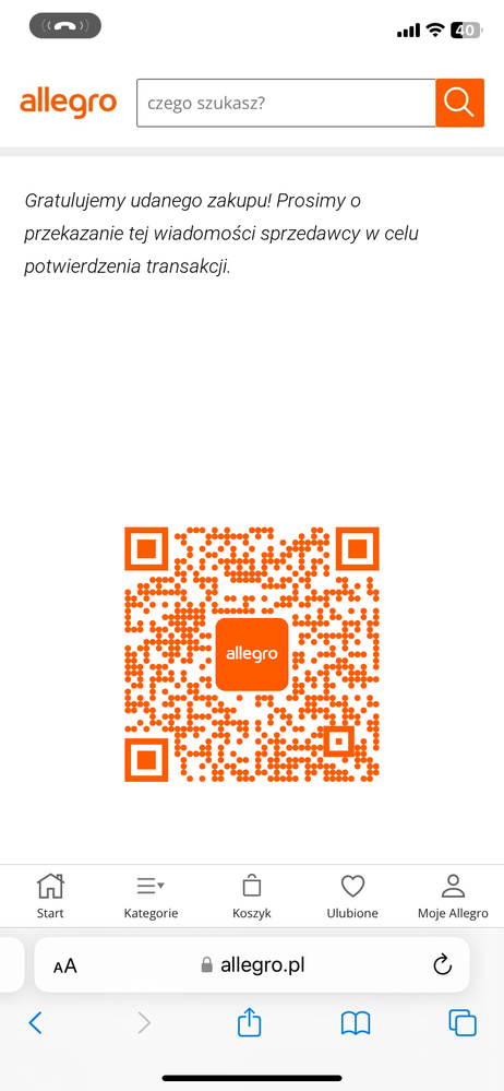 Zachowaj i zeskanuj ten kod-QR aby otrzymać środki za sprzedaż.123070.png
