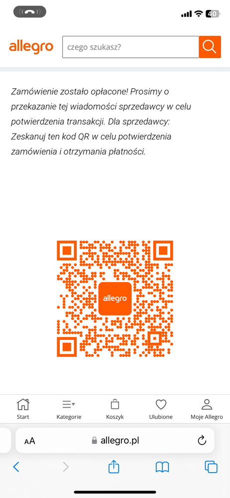 Zachowaj i zeskanuj ten kod-QR aby otrzymać środki za sprzedaż.434157.png