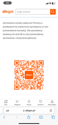 Zachowaj i zeskanuj ten kod-QR aby otrzymać środki za sprzedaż.385769.png