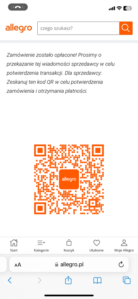 Zachowaj i zeskanuj ten kod-QR aby otrzymać środki za sprzedaż.166785.png