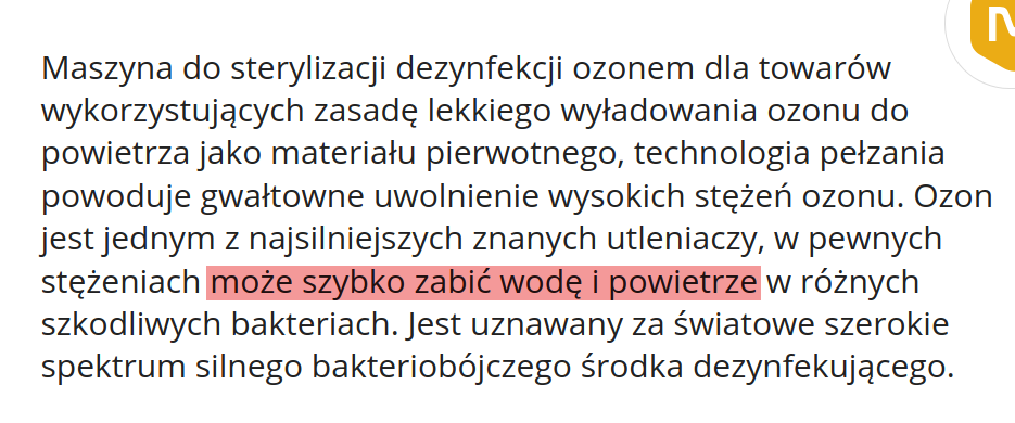 Maszyna o zabijania wody i powietrza