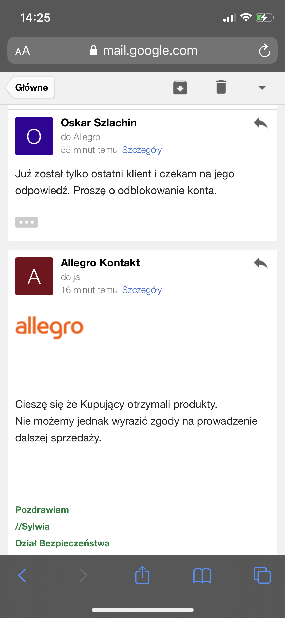 Różne decyzje pracowników Allegro - Społeczność Allegro - 127116