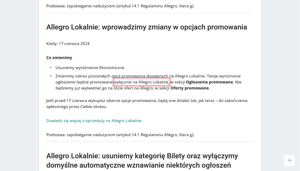Screenshot 2024-11-24 at 15-48-15 Nowości i zmiany dla sprzedających w czerwcu lipcu i wrześniu – Zmiany w regulaminach – Pomoc dla sprzedających – Allegro.png