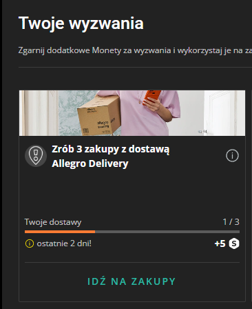 Wyzwanie monet