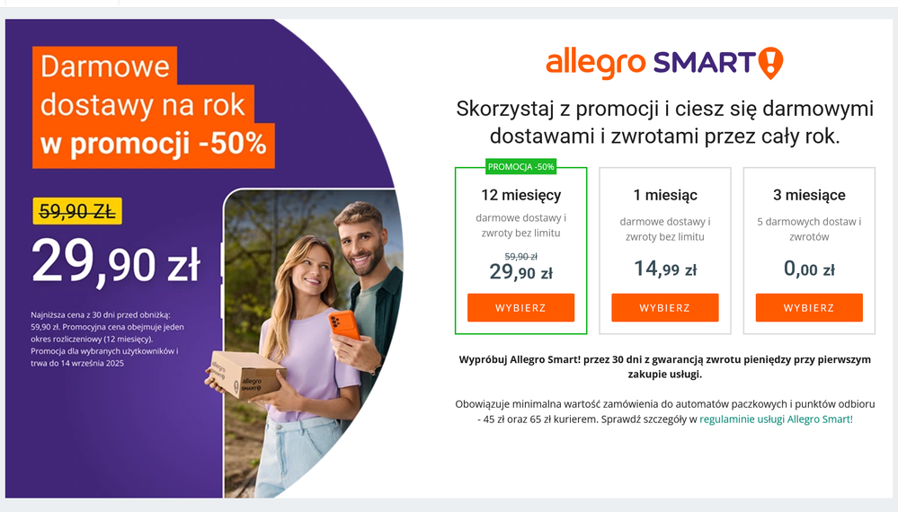 Screenshot 2025-09-12 at 15-57-08 Allegro Smart! - Darmowa dostawa do Paczkomatów Punktów odbioru oraz kurierem przez cały rok za jednorazową opłatą.png