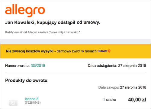 Allegro Smart Zwrot Kosztow Wysylki Spolecznosc Allegro 15956