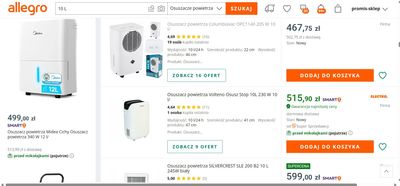 Widok wyników wyszukiwania