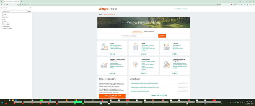 Dla porównania Firefox