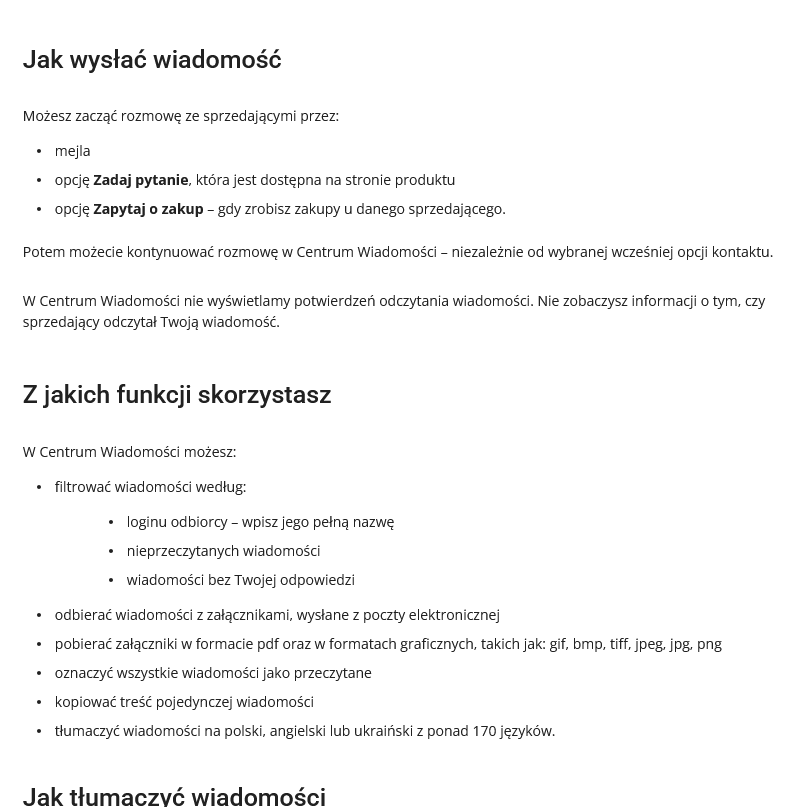 2 - Jak działa Centrum Wiadomości Allegro - Allegro Pomoc.png