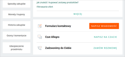 Rozwiązano: Jak rozpocząć rozmowę na czacie z konsultantem Allegro? -  Społeczność Allegro - 18390