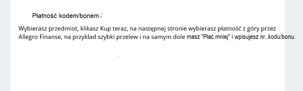 W jaki sposób mogę wykorzystać (bon) kod na allegro.png