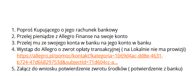 Jak zwrócić pieniądze na Allegro Lokalnie.png