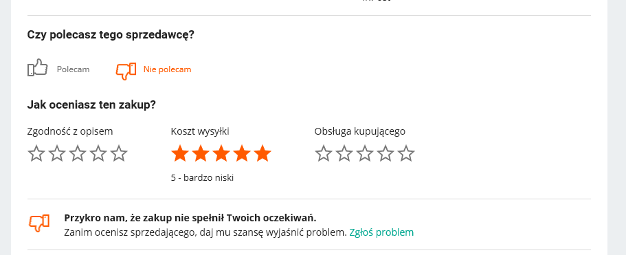 Rozwiazano Negatywne Komentarze Wystawione Pochopnie Pozbawianie Smart Spolecznosc Allegro 1312