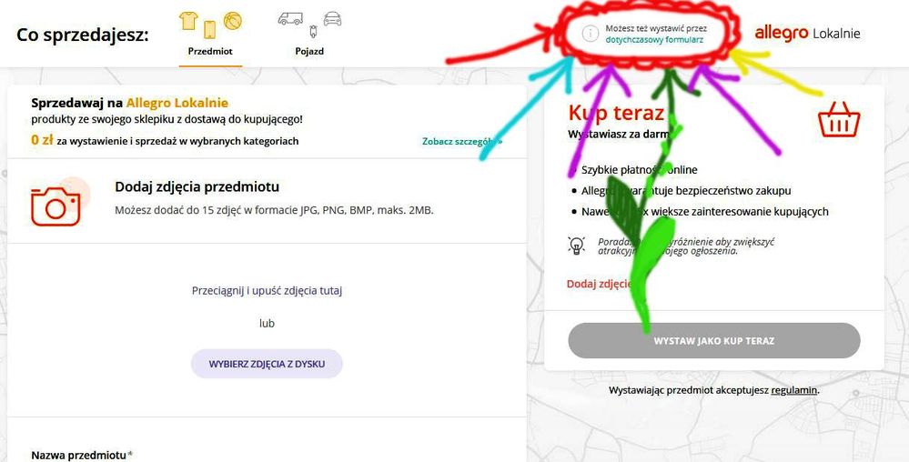Rozwiazano Dlaczego Nie Moge Umiescic Oferty Na Allegro Automatycznie Wskakuje Allegro Lokalne Spolecznosc Allegro 26626